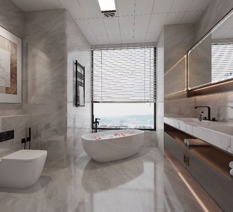 保利君悦湾285平新中式卫生间装修效果图