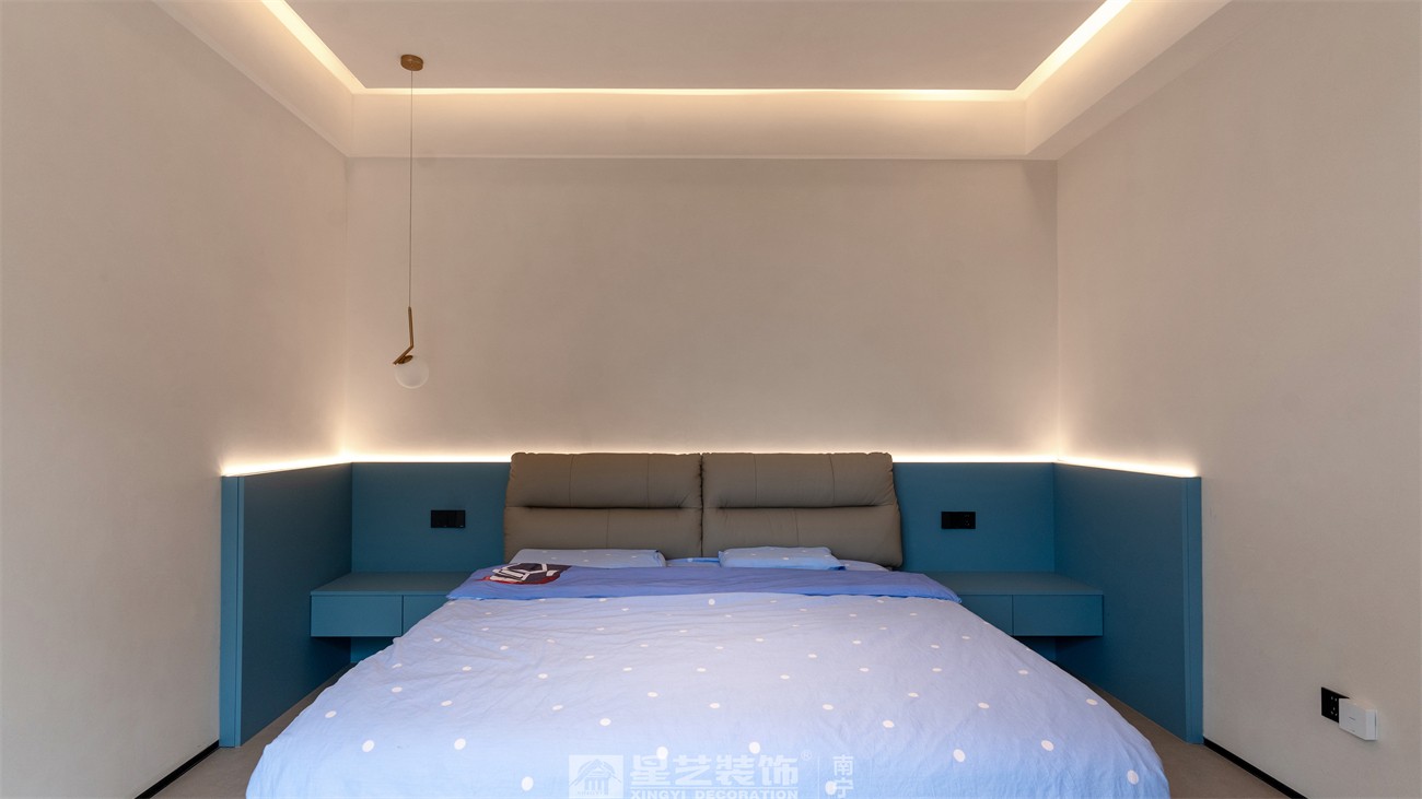 盛世江山300平中古风卧室装修完工实景图