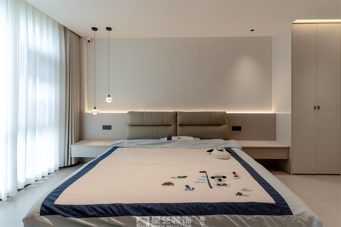 盛世江山300平中古风卧室装修完工实景图