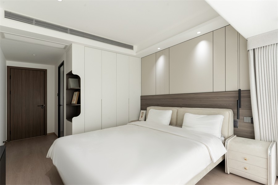 锦官府100平卧室装修完工实景图